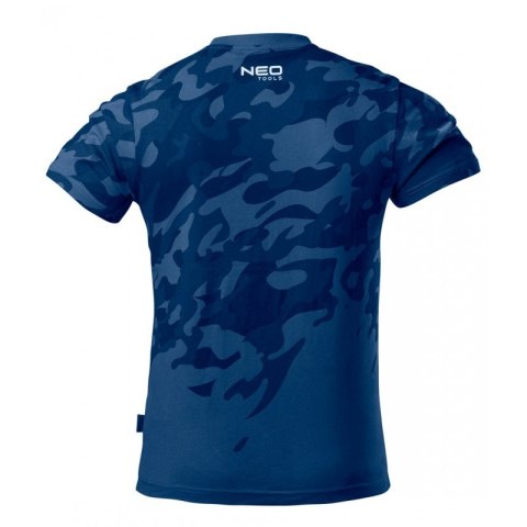 T-SHIRT ROBOCZY CAMO NAVY, ROZMIAR M NEO T-SHIRT ROBOCZY CAMO NAVY, ROZMIAR M NEO