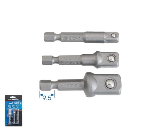 ZESTAW UCHWYTÓW TRZPIENIOWY DO WKRĘTAREK 1/4''ZACZEP KULOWY KING TONY ZESTAW UCHWYTÓW TRZPIENIOWY DO WKRĘTAREK 1/4''ZACZEP KULOWY KING TONY