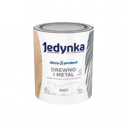 JEDYNKA DECO&PROTECT DREWNO I METAL MAT BIAŁY 0,7L JEDYNKA