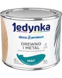 JEDYNKA DECO&PROTECT DREWNO I METAL MAT TURKUSOWY 0,2L JEDYNKA