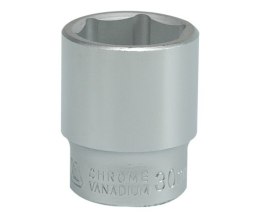 NASADKA KRÓTKA CHROMOWANA 6-KĄTNA 3/4'' 30MM YATO