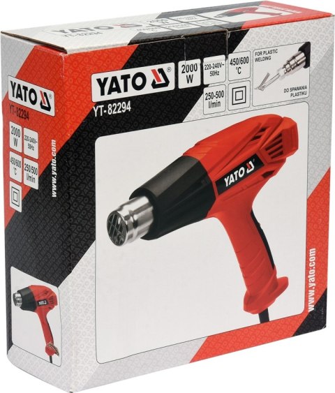 OPALARKA 2000W 450~600°C, 2 BIEGI YATO OPALARKA 2000W 450~600°C, 2 BIEGI YATO