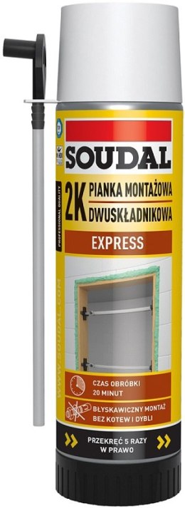 PIANKA MONTAŻOWA 400 ML 2K DWUSKŁAD SOUDAL