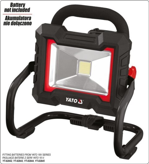 REFLEKTOR LED 18V 1600LM 20W YATO REFLEKTOR LED 18V 1600LM 20W YATO