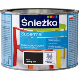 SUPERMAL AKRYLOWA CZARNA A445 0.8L ŚNIEŻKA