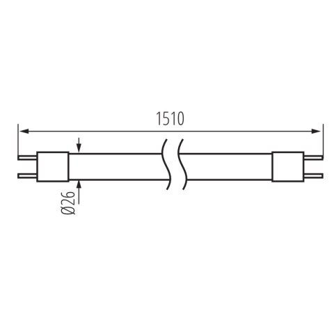 ŚWIETLÓWKA LINIOWA TUBA SZKLANA T8 58W/865 150CM KANLUX ŚWIETLÓWKA LINIOWA TUBA SZKLANA T8 58W/865 150CM KANLUX