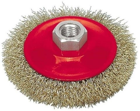 SZCZOTKA DOCZOŁOWA 115 MM, DRUT KARBOWANY VOREL SZCZOTKA DOCZOŁOWA 115 MM, DRUT KARBOWANY VOREL