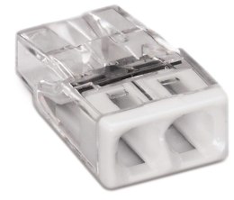 SZYBKOZŁĄCZKA WAGO 2273-202 2X0,5-2,5 MM2 BIAŁA 5 SZTUK WAGO
