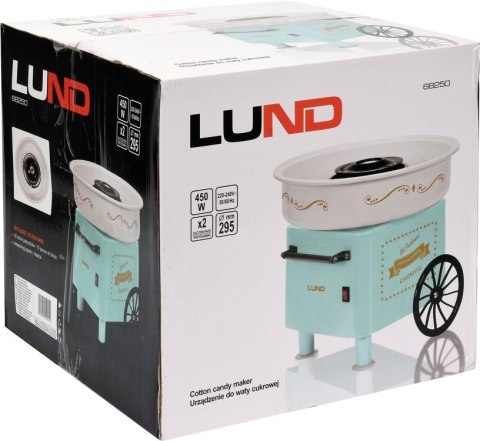 URZĄDZENIE DO WATY CUKROWEJ , WÓZEK 450W LUND URZĄDZENIE DO WATY CUKROWEJ , WÓZEK 450W LUND