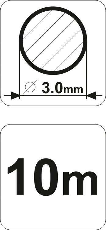 ŻYŁKA TNĄCA OKRĄGŁA 3,0MMX10M FLO VOREL ŻYŁKA TNĄCA OKRĄGŁA 3,0MMX10M FLO VOREL