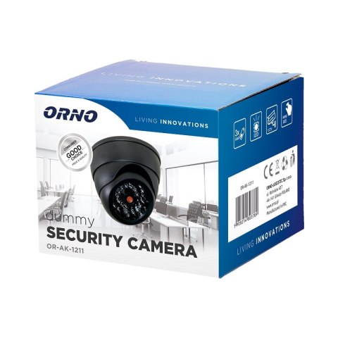 ATRAPA KAMERY MONITORUJĄCEJ Z PODCZERWIENIĄ CCTV BATERYJNA ORNO ATRAPA KAMERY MONITORUJĄCEJ Z PODCZERWIENIĄ CCTV BATERYJNA ORNO