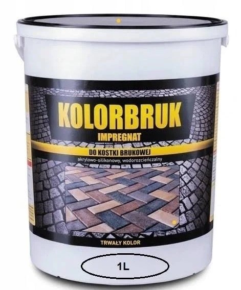 KOLORBRUK IMPREGNAT KOLORYZUJACY DO KOSTKI BRUK. CZERWONY 1L AKSILBET KOLORBRUK IMPREGNAT KOLORYZUJACY DO KOSTKI BRUK. CZERWONY 1L AKSILBET