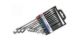 KOMPLET KLUCZY PŁASKO-OCZKOWYCH 12-SZTUK 6-22MM DEDRA