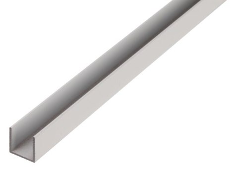 PROFIL U ALUMINIOWY ANODOWY 2600X8X8X1,0X6 UN