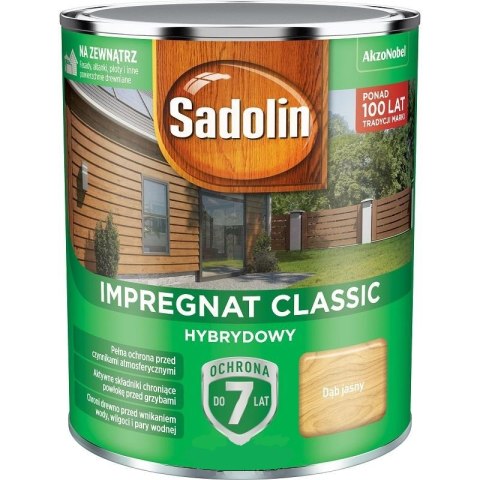SADOLIN IMPREGNAT CLASSIC HYBRYDOWY 7 LAT DĄB JASNY 2.5L SADOLIN SADOLIN IMPREGNAT CLASSIC HYBRYDOWY 7 LAT DĄB JASNY 2.5L SADOLIN