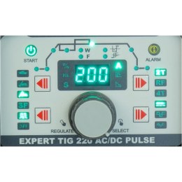 SPAWARKA INWERTOROWA EXPERT TIG 220 AC/DC PULSE + ZEST. TIG IDEAL