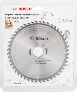 TARCZA PILARSKA ECO OP WO 190*2.2/1.4*30 BOSCH