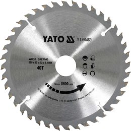 TARCZA WIDIOWA DO DREWNA 190*40T*30MM YATO
