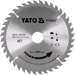 TARCZA WIDIOWA DO DREWNA 200*40T*30MM YATO
