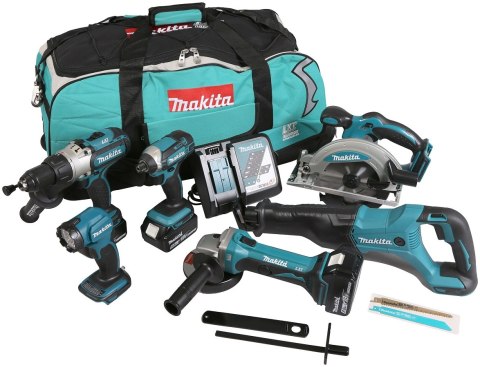 ZESTAW COMBO 18V DTD152+DHP451+DSS610+DGA452+DJR186+DML815 MAKITA ZESTAW COMBO 18V DTD152+DHP451+DSS610+DGA452+DJR186+DML815 MAKITA
