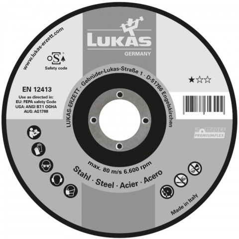 TARCZA WYPUKŁA PREMIUMFLEX T42 230X1,9X22,23 TARCZA WYPUKŁA PREMIUMFLEX T42 230X1,9X22,23
