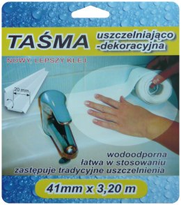 TAŚMA WYKOŃCZENIOWA 41MM BIAŁA