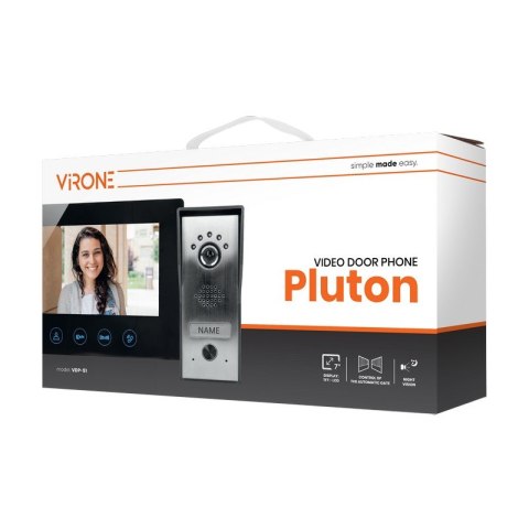 WIDEODOMOFON VIRONE VDP-51 PLUTON BAX 7' WIDEODOMOFON VIRONE VDP-51 PLUTON BAX 7'