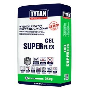 KLEJ ŻELOWY Z WŁÓKNAMI WYSOKOELASTYCZNY SUPERFLEX 25KG TYTAN KLEJ ŻELOWY Z WŁÓKNAMI WYSOKOELASTYCZNY SUPERFLEX 25KG TYTAN