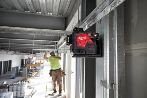 LASER ZIELONY TRÓJPŁASZCZYZNOWY M12 3PL-401C MILWAUKEE LASER ZIELONY TRÓJPŁASZCZYZNOWY M12 3PL-401C MILWAUKEE