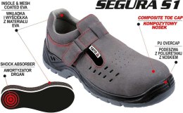 SANDAŁY ROBOCZE SEGURA S1 ROZMIAR 42 YATO