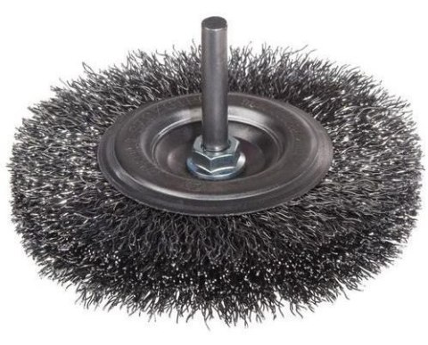 SZCZOTKA TARCZOWA DRUT STALOWY TRZPIEŃ 6MM FI30MM UN SZCZOTKA TARCZOWA DRUT STALOWY TRZPIEŃ 6MM FI30MM UN