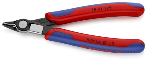 SZCZYPCE TNĄCE BOCZNE ZE SPRĘŻYNKĄ IZOLOWANE 125MM KNIPEX SZCZYPCE TNĄCE BOCZNE ZE SPRĘŻYNKĄ IZOLOWANE 125MM KNIPEX