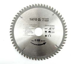 TARCZA WIDIOWA DO ALUMINIUM 300*30MM 100 ZĘBÓW YATO
