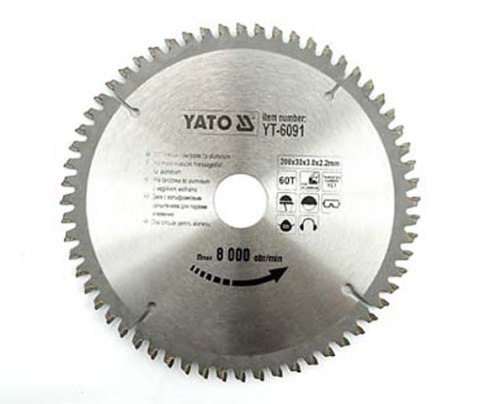 TARCZA WIDIOWA DO ALUMINIUM 300*30MM 100 ZĘBÓW YATO TARCZA WIDIOWA DO ALUMINIUM 300*30MM 100 ZĘBÓW YATO