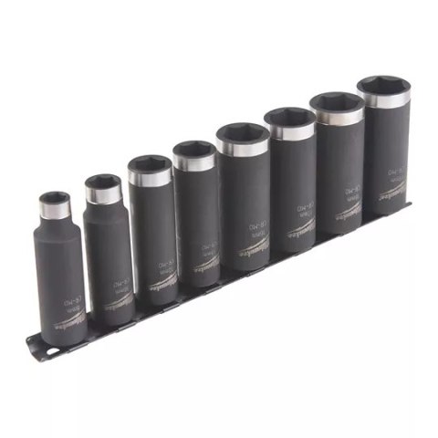 ZESTAW NASADEK UDAROWYCH 3/8'' DŁUGIE 8SZT MILWAUKEE ZESTAW NASADEK UDAROWYCH 3/8'' DŁUGIE 8SZT MILWAUKEE