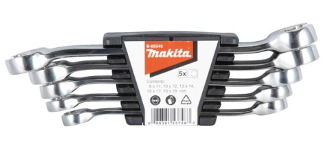 KOMPLET KLUCZY OCZKOWYCH 9*18MM 5SZT. MAKITA KOMPLET KLUCZY OCZKOWYCH 9*18MM 5SZT. MAKITA