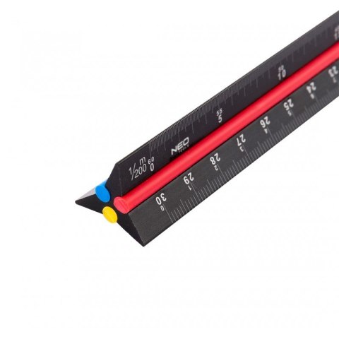 LINIJKA TRÓJKĄTNA 30CM. NEO LINIJKA TRÓJKĄTNA 30CM. NEO