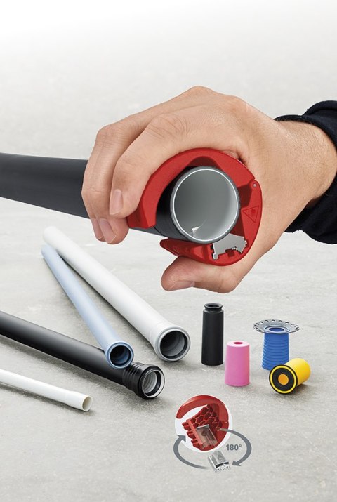 OBCINAK BIX DO RUR Z TWORZYWA I TULEJEK 20-50MM KNIPEX OBCINAK BIX DO RUR Z TWORZYWA I TULEJEK 20-50MM KNIPEX