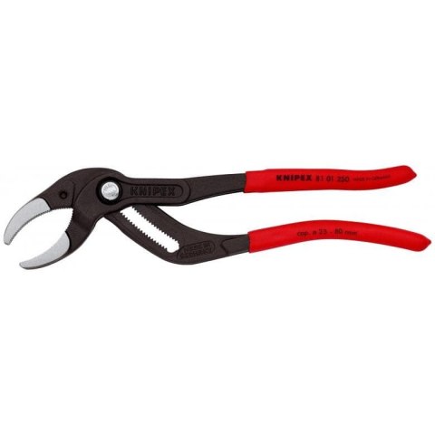 SZCZYPCE DO SYFONÓW SANITARNYCH I ZŁĄCZY 250MM, 25-80MM KNIPEX SZCZYPCE DO SYFONÓW SANITARNYCH I ZŁĄCZY 250MM, 25-80MM KNIPEX