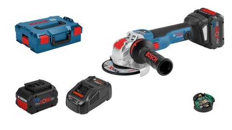 SZLIFIERKA KĄTOWA AKUMULATOROWA 125MM GWX 18V-10SC 2*8.0AH BOSCH SZLIFIERKA KĄTOWA AKUMULATOROWA 125MM GWX 18V-10SC 2*8.0AH BOSCH