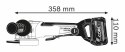 SZLIFIERKA KĄTOWA AKUMULATOROWA 125MM GWX 18V-10SC 2*8.0AH BOSCH