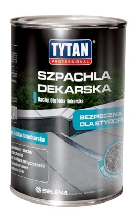 SZPACHLA DEKARSKA TYTAN 1KG CZARNA TYTAN