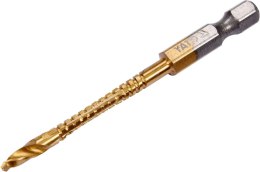 WIERTŁO FREZ DO METALU 4.0MM HSS-TIN HEX YATO