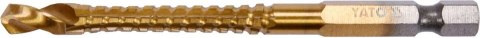 WIERTŁO FREZ DO METALU 6.0MM HSS-TIN HEX YATO WIERTŁO FREZ DO METALU 6.0MM HSS-TIN HEX YATO