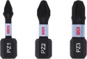 ZESTAW BITÓW IMPACT 25MM PZ1,PZ2,PZ3, BOSCH