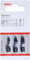 ZESTAW BITÓW IMPACT 25MM PZ1,PZ2,PZ3, BOSCH