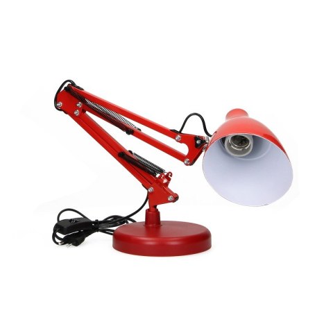 LAMPA BIURKOWA DIAN 60W E27 STAL, CZERWONA VIRONE LAMPA BIURKOWA DIAN 60W E27 STAL, CZERWONA VIRONE