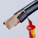 NÓŻ DO ŚCIĄGANIA IZOLACJI ZE STOPKĄ PROWADZĄCĄ 180MM KNIPEX