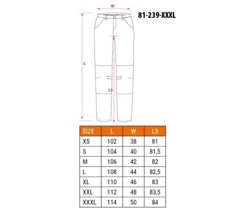 SPODNIE ROBOCZE HD SLIM ODPINANE KIESZENIE ROZMIAR 3XL NEO SPODNIE ROBOCZE HD SLIM ODPINANE KIESZENIE ROZMIAR 3XL NEO