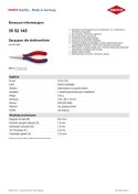 SZCZYPCE DLA ELEKTRONIKÓW 145MM KNIPEX